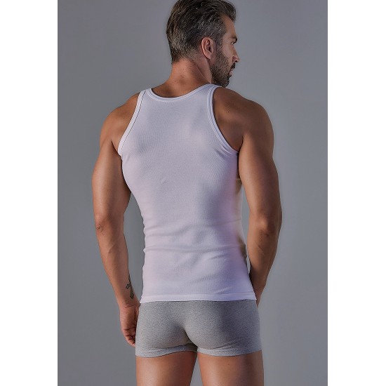 Ανδρικό φανέλακι 2τμχ, με τιράντα και λαιμόκοψη, Wrap.