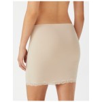 Γυναικεία φούστα κομπινεζόν με τελείωμα δαντέλα, Promise 365 Everyday Wear 