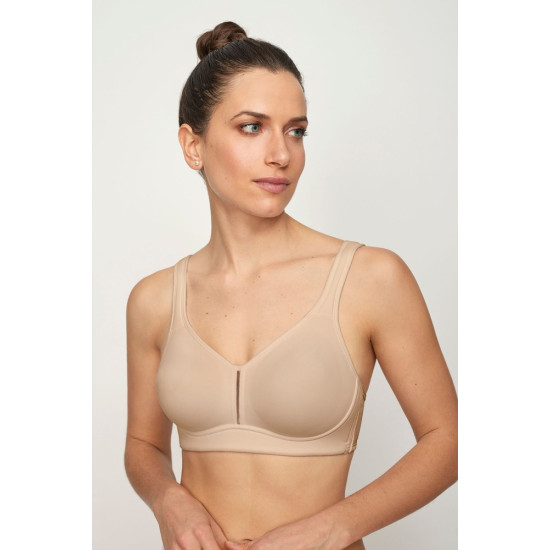 Γυναικείο σουτιέν βαμβακερό με κούμπωμα μπρος και πίσω, collection Promise.